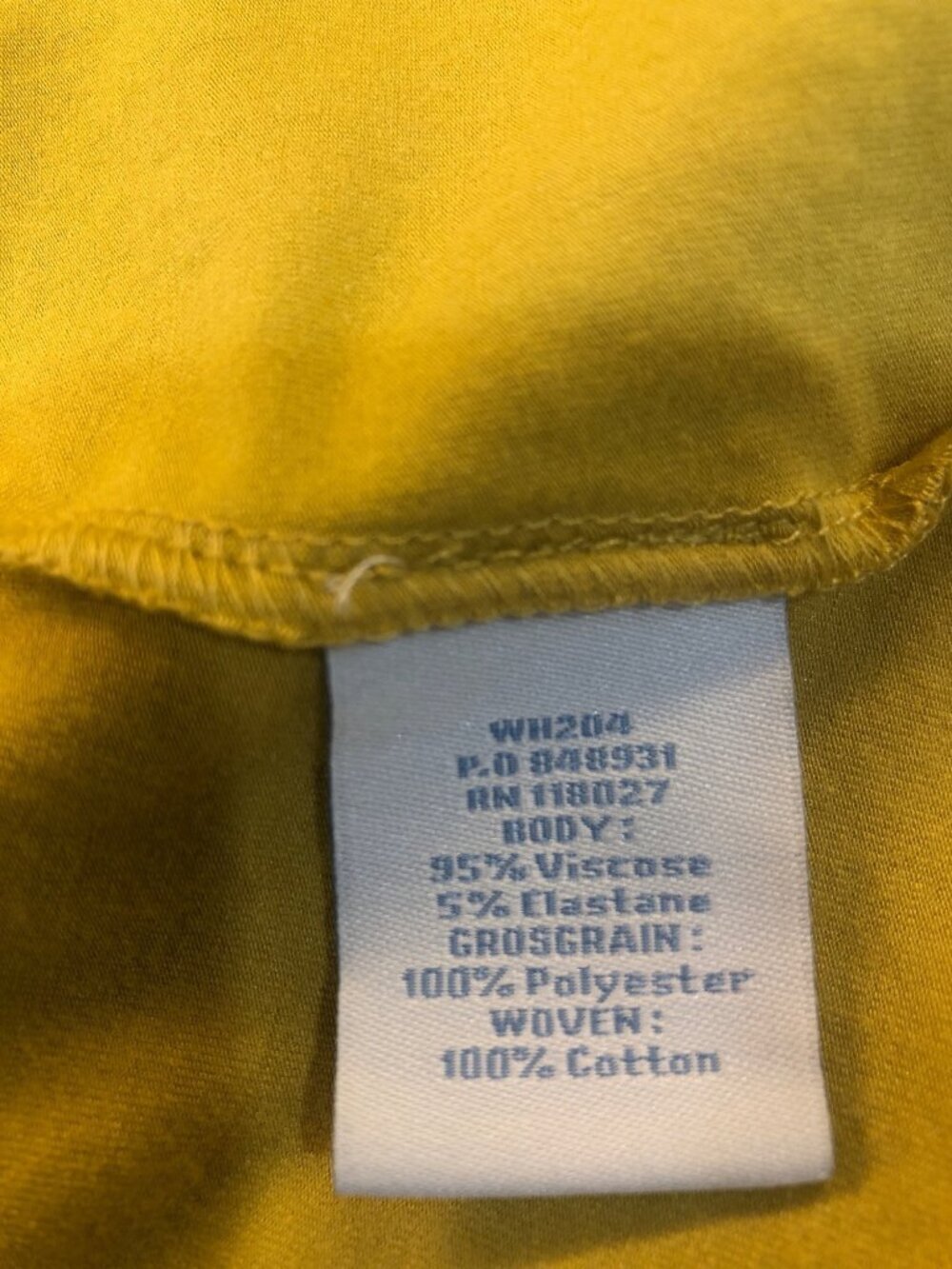 Boden V Neck Yellow Sleeveless Sheath Dress With Rhinestone Detail Size 4R - Picture 10 of 12